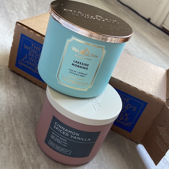 White Barn Other - TRADED Brand New Set of 2 White Barn Candles